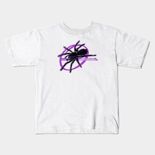 Purple Earth Tiger Tarantula Kids T-Shirt